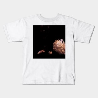 Wine, Shells, and Petals - Baroque Inspired Dark Still Life Photo Kids T-Shirt